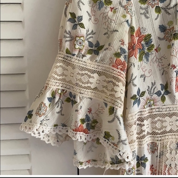 REPOSH // Vintage Jane Austen Floral Patterned Dress - Picture 3 of 5